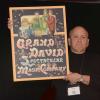 Mario Carrandi showing poster