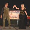 Johnny Fox and Andrea Adam performing